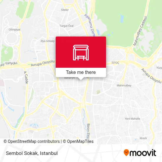 Sembol Sokak map