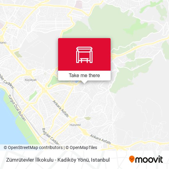 Zümrütevler İlkokulu - Kadiköy Yönü map