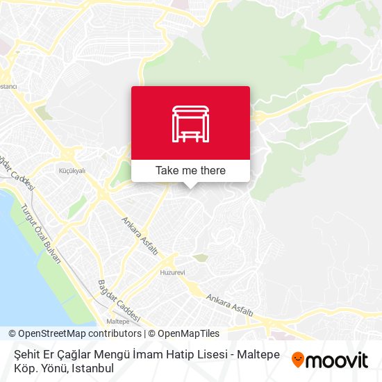 Şehit Er Çağlar Mengü İmam Hatip Lisesi - Maltepe Köp. Yönü map