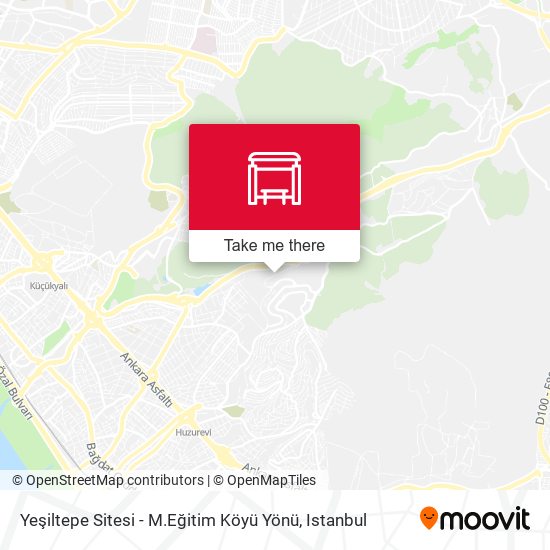 Yeşiltepe Sitesi - M.Eğitim Köyü Yönü map