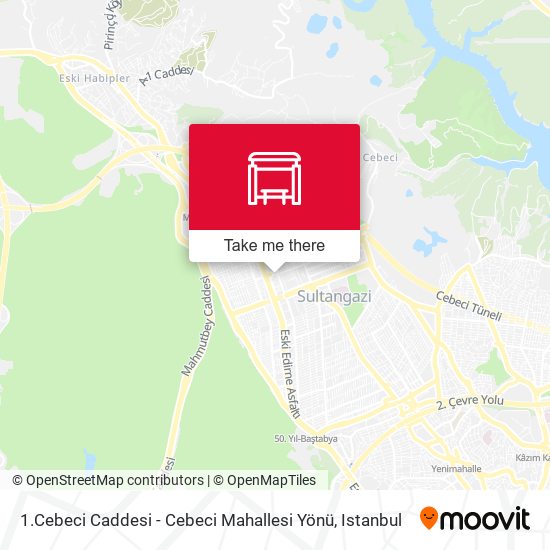 1.Cebeci Caddesi - Cebeci Mahallesi Yönü map