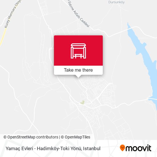 Yamaç Evleri - Hadimköy-Toki Yönü map