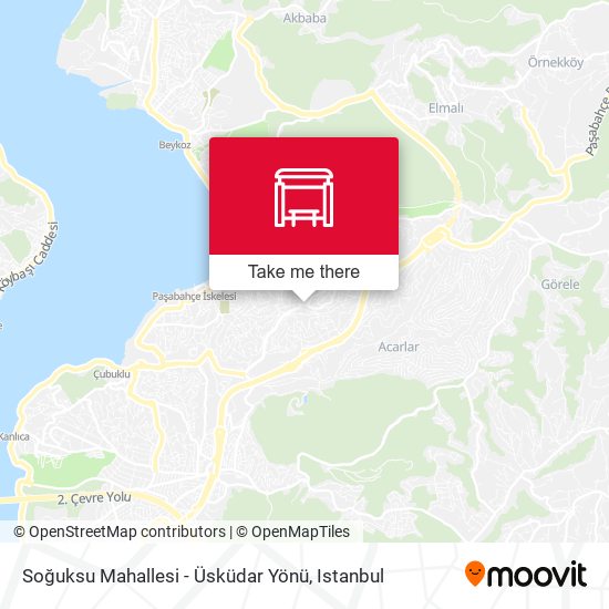 Soğuksu Mahallesi - Üsküdar Yönü map