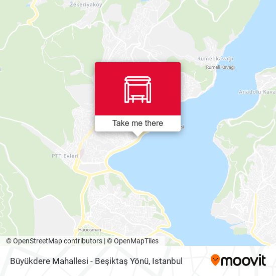 Büyükdere Mahallesi - Beşiktaş Yönü map