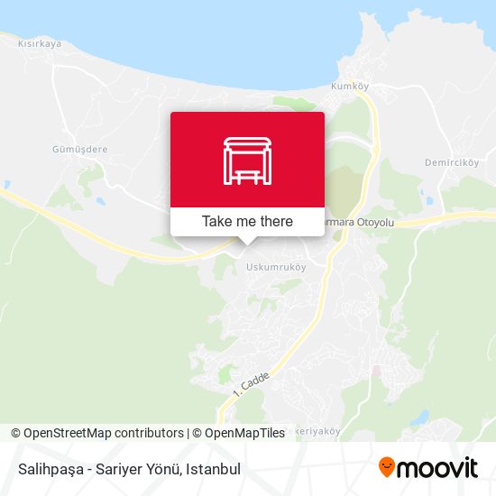 Salihpaşa - Sariyer Yönü map