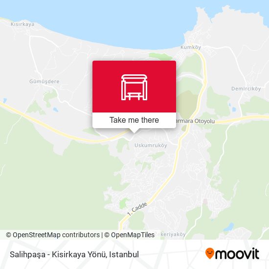 Salihpaşa - Kisirkaya Yönü map