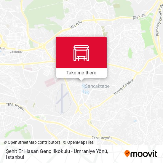 Şehit Er Hasan Genç İlkokulu - Ümraniye Yönü map