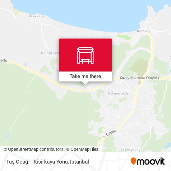 Taş Ocaği - Kisirkaya Yönü map