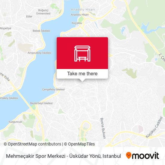 Mehmeçakir Spor Merkezi - Üsküdar Yönü map