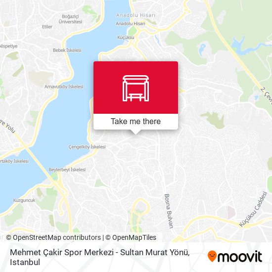 Mehmet Çakir Spor Merkezi - Sultan Murat Yönü map