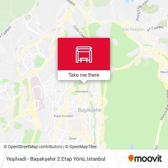Yeşilvadi - Başakşehir 2.Etap Yönü map
