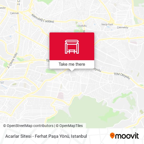 Acarlar Sitesi - Ferhat Paşa Yönü map