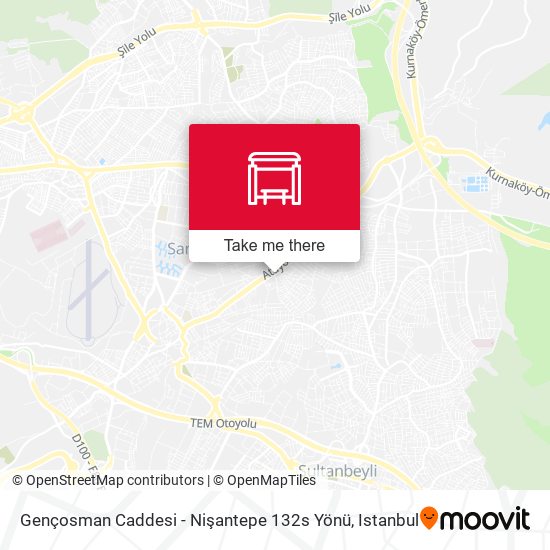 Gençosman Caddesi - Nişantepe 132s Yönü map