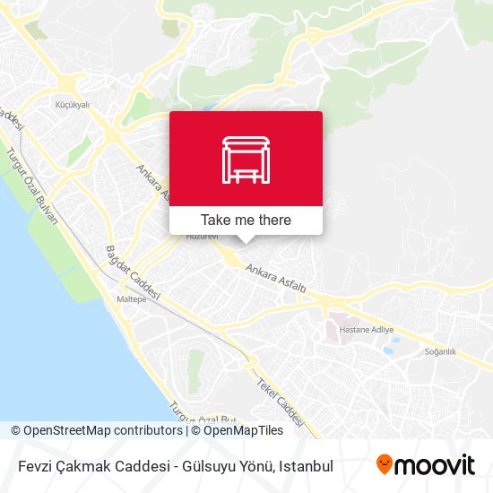 Fevzi Çakmak Caddesi - Gülsuyu Yönü map