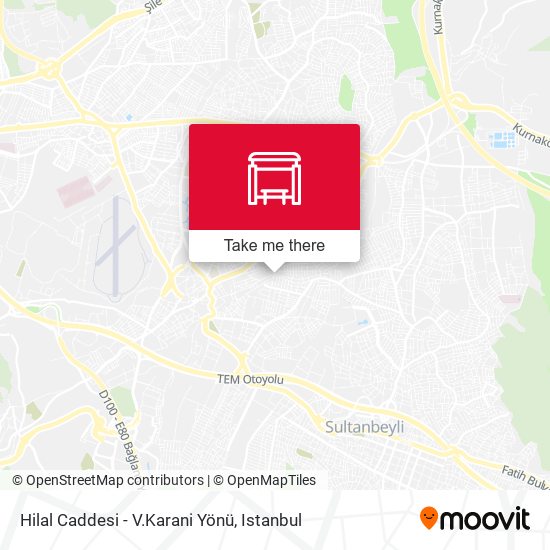 Hilal Caddesi - V.Karani Yönü map