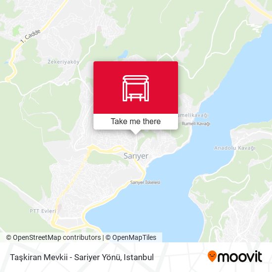 Taşkiran Mevkii - Sariyer Yönü map