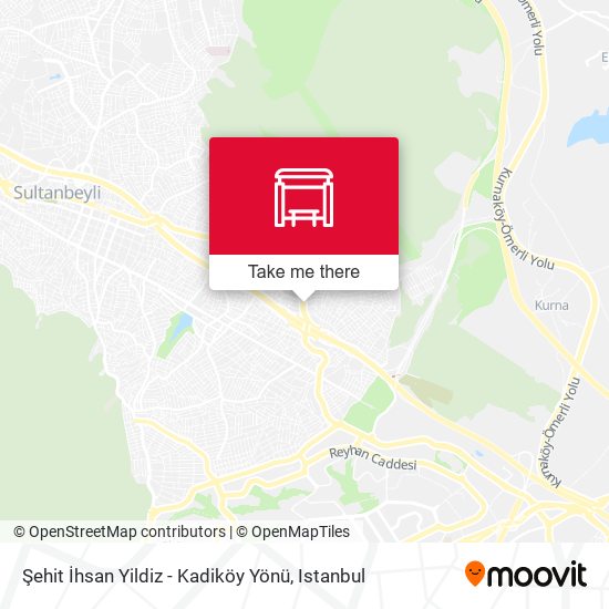 Şehit İhsan Yildiz - Kadiköy Yönü map