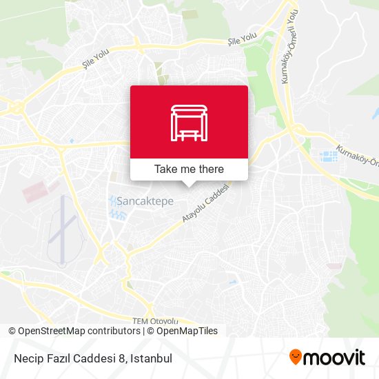 Necip Fazıl Caddesi 8 map