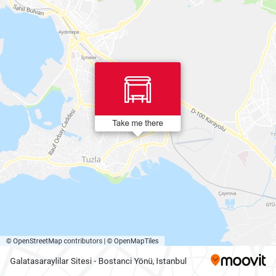 Galatasaraylilar Sitesi - Bostanci Yönü map