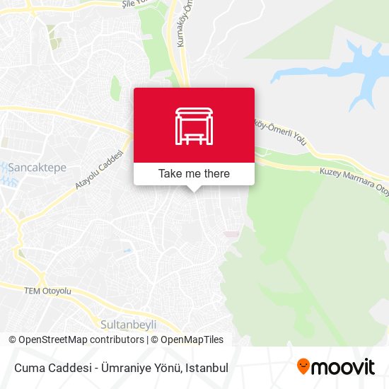 Cuma Caddesi - Ümraniye Yönü map