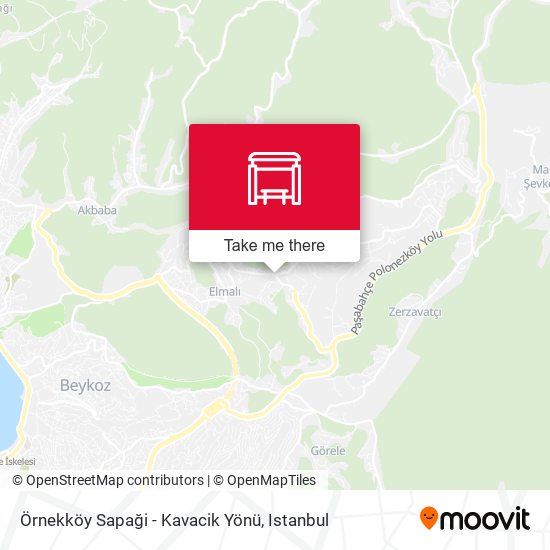 Örnekköy Sapaği - Kavacik Yönü map