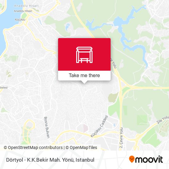 Dörtyol - K.K.Bekir Mah. Yönü map