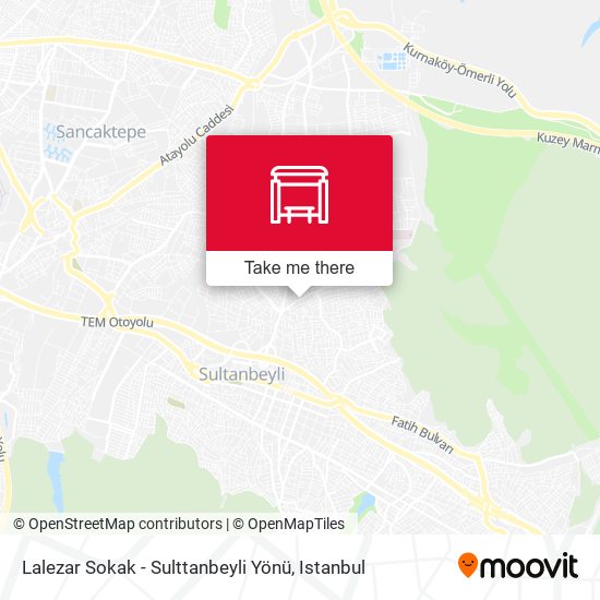 Lalezar Sokak - Sulttanbeyli Yönü map