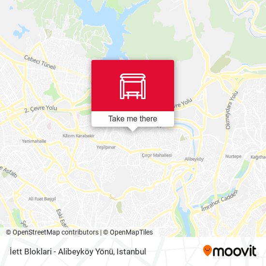 İett Bloklari - Alibeyköy Yönü map