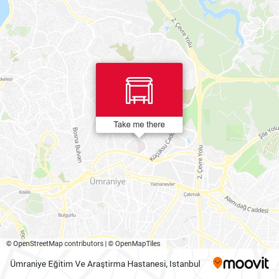 Ümraniye Eğitim Ve Araştirma Hastanesi map