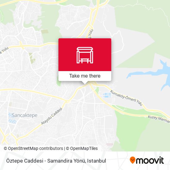 Öztepe Caddesi - Samandira Yönü map