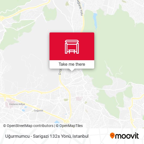 Uğurmumcu - Sarigazi 132s Yönü map