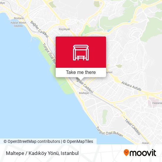 Maltepe / Kadıköy Yönü map