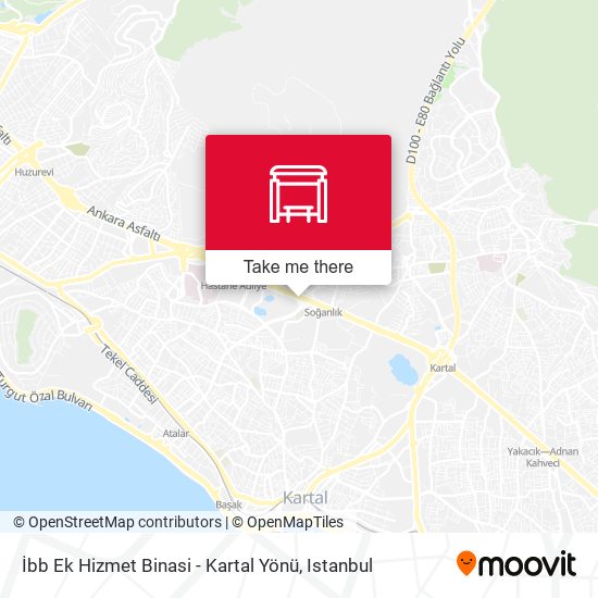 İbb Ek Hizmet Binasi - Kartal Yönü map