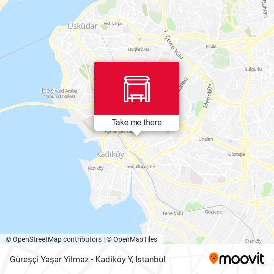 Güreşçi Yaşar Yilmaz - Kadiköy Y map