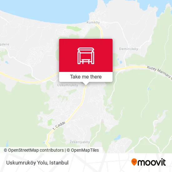 Uskumruköy Yolu map