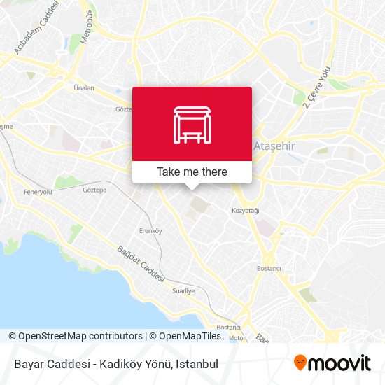 Bayar Caddesi - Kadiköy Yönü map