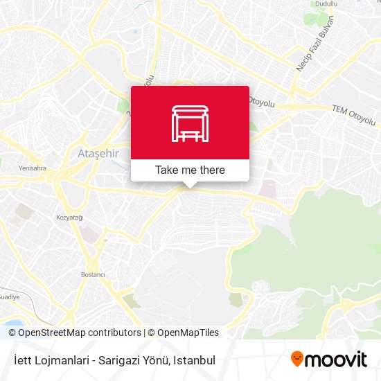 İett Lojmanlari - Sarigazi Yönü map