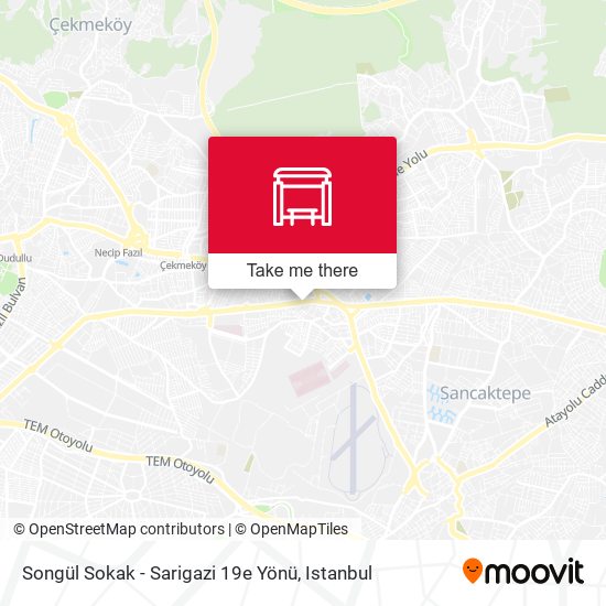 Songül Sokak - Sarigazi 19e Yönü map
