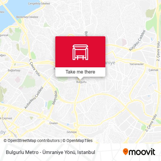 Bulgurlu Metro - Ümraniye Yönü map