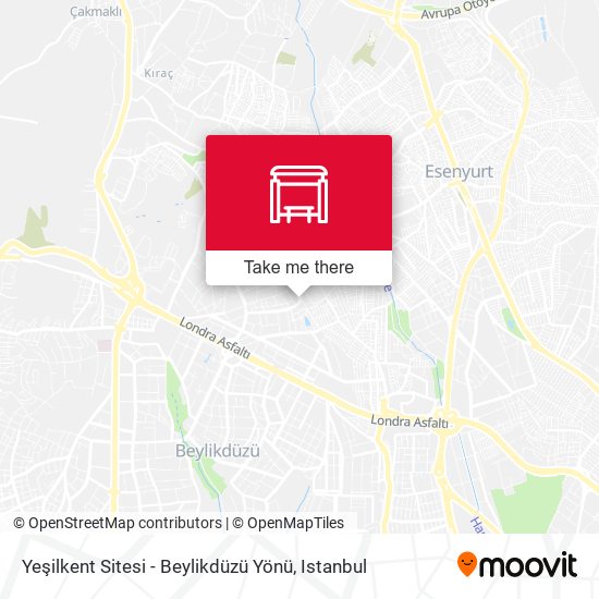 Yeşilkent Sitesi - Beylikdüzü Yönü map