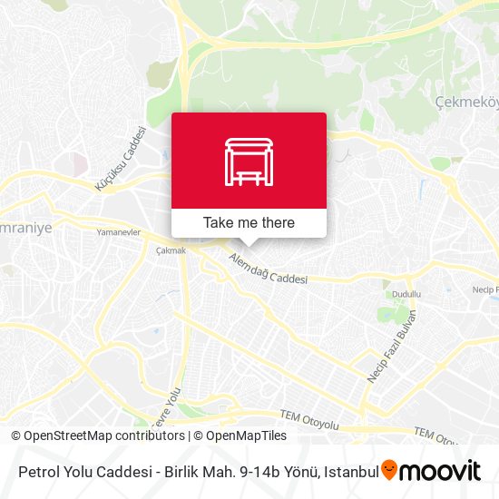 Petrol Yolu Caddesi - Birlik Mah. 9-14b Yönü map