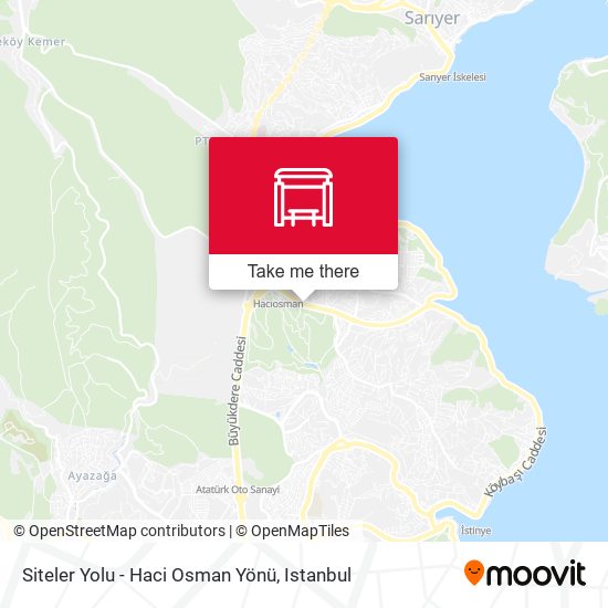 Siteler Yolu - Haci Osman Yönü map