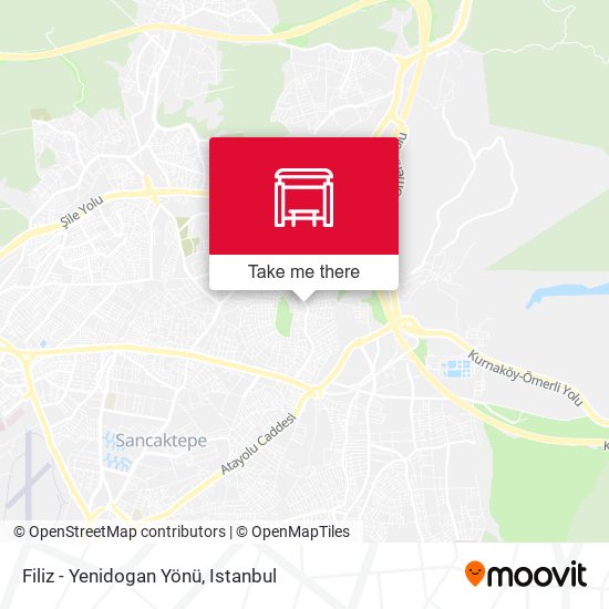 Filiz - Yenidogan Yönü map