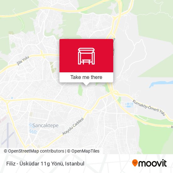 Filiz - Üsküdar 11g Yönü map