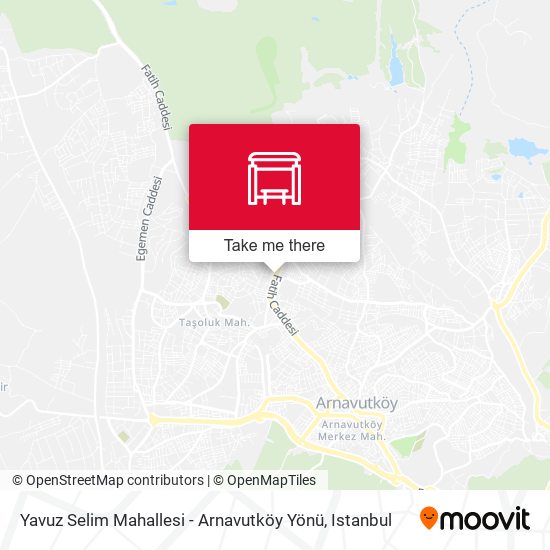 Yavuz Selim Mahallesi - Arnavutköy Yönü map
