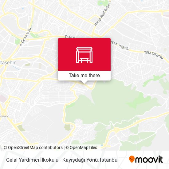 Celal Yardimci İlkokulu - Kayişdaği Yönü map