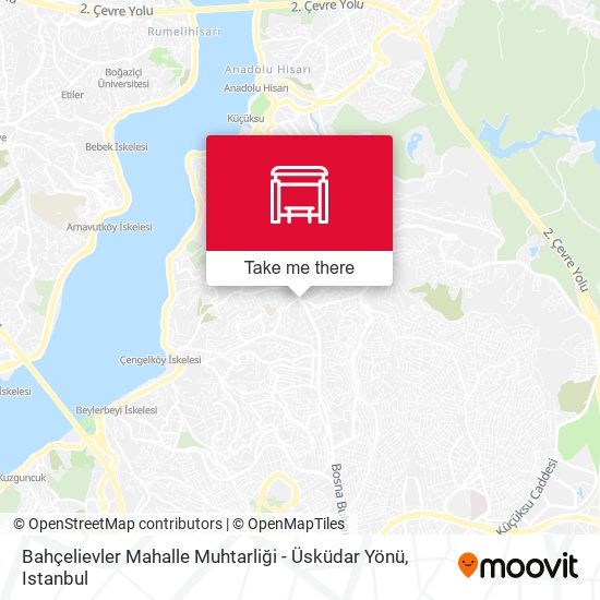 Bahçelievler Mahalle Muhtarliği - Üsküdar Yönü map