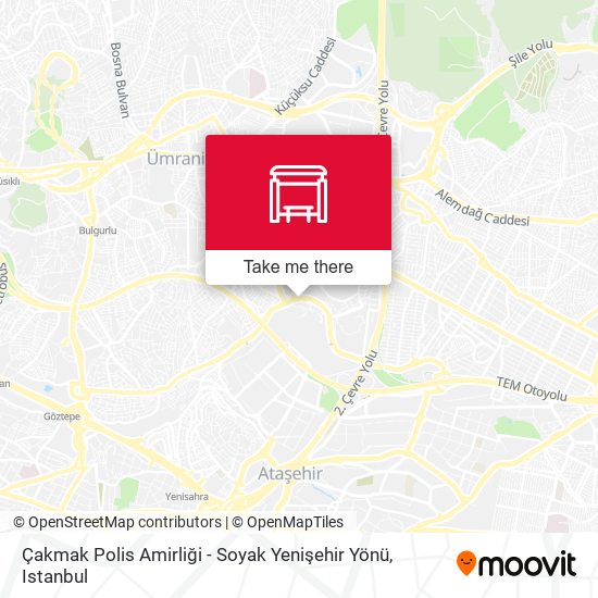 Çakmak Polis Amirliği - Soyak Yenişehir Yönü map