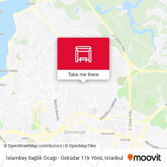 İslambey Sağlik Ocaği - Üsküdar 11k Yönü map