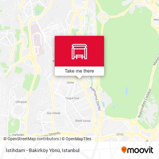 İstihdam - Bakirköy Yönü map